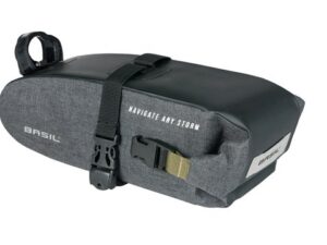 Basil zadeltas Navigator Storm M zwart 1,5L