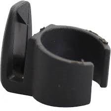 Clip JASBD HES 16 mm en aluminium noir DS A 10