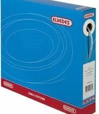 Elvedes Rollenschalter-Außenkabel SIS geflochten silber